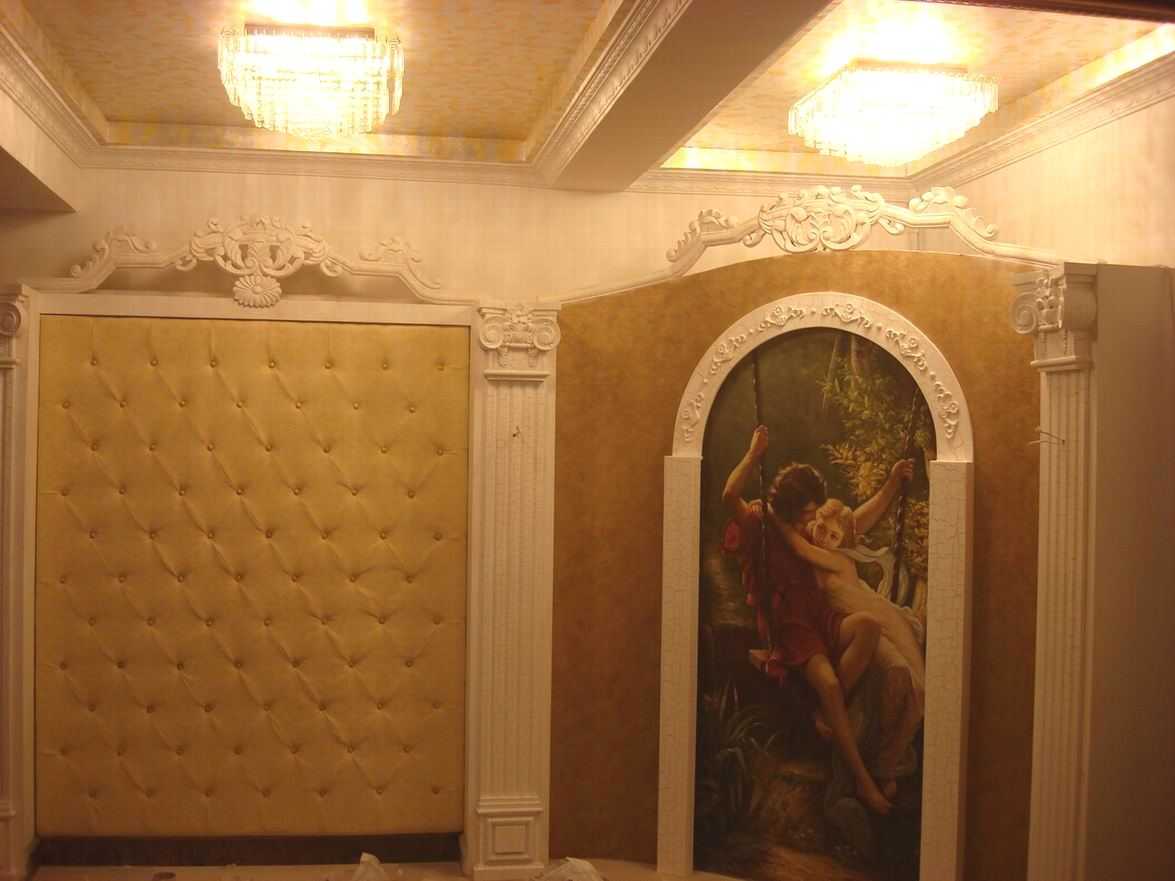 合肥市蜀山区洗浴会所墙面马来漆施工
